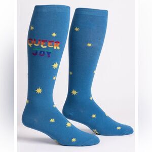 NWT Sock it to me Queer Joy Knee High Socks